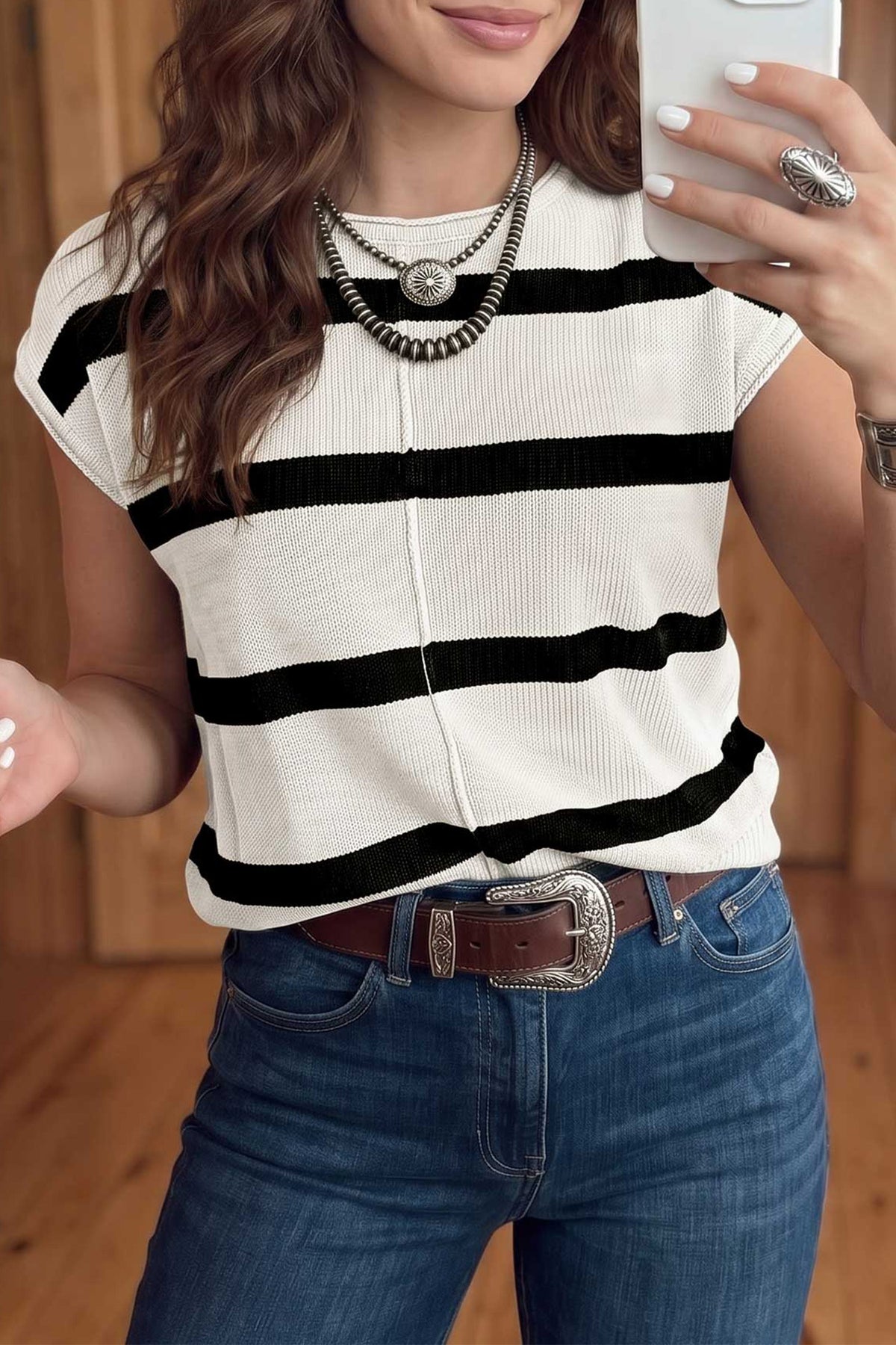 Western Knit Top