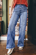 Center Seam Straight Jeans