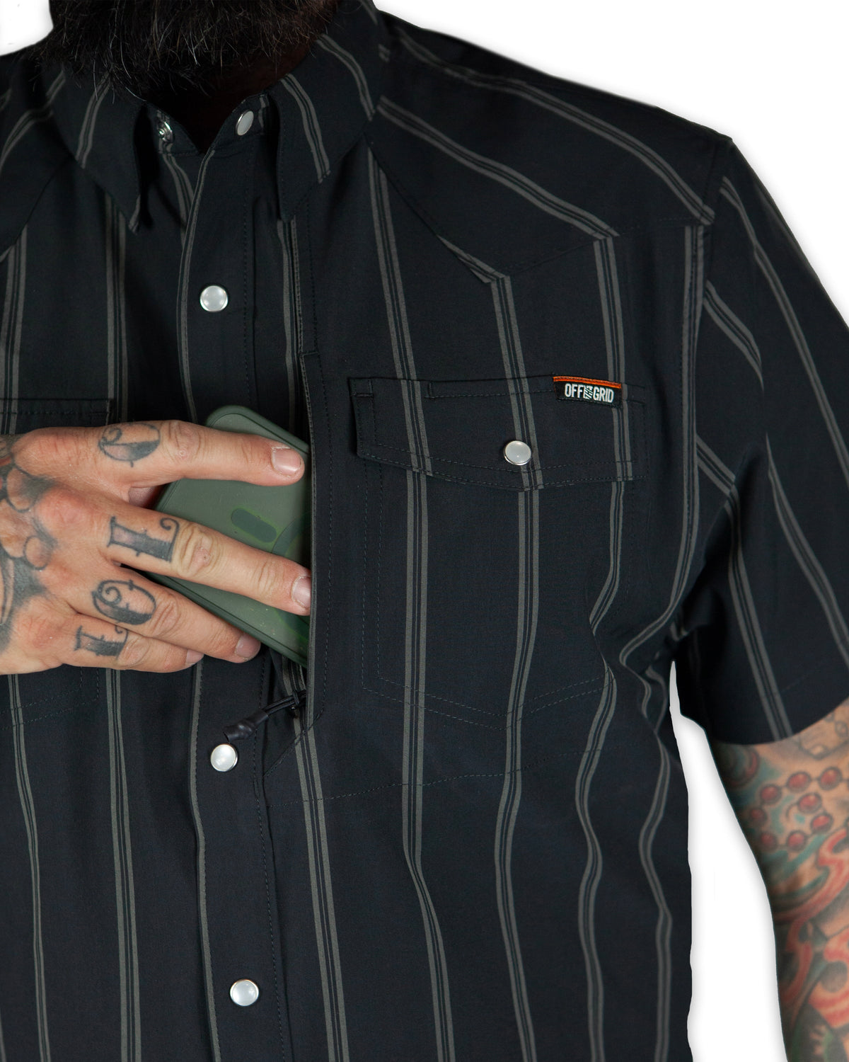 Daryll SS Shirt - Vintage Black