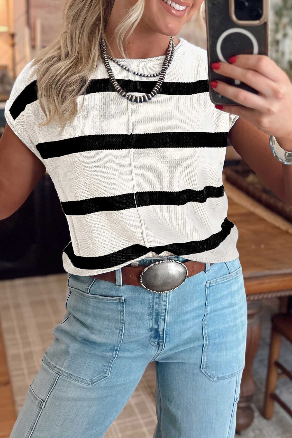 Western Knit Top