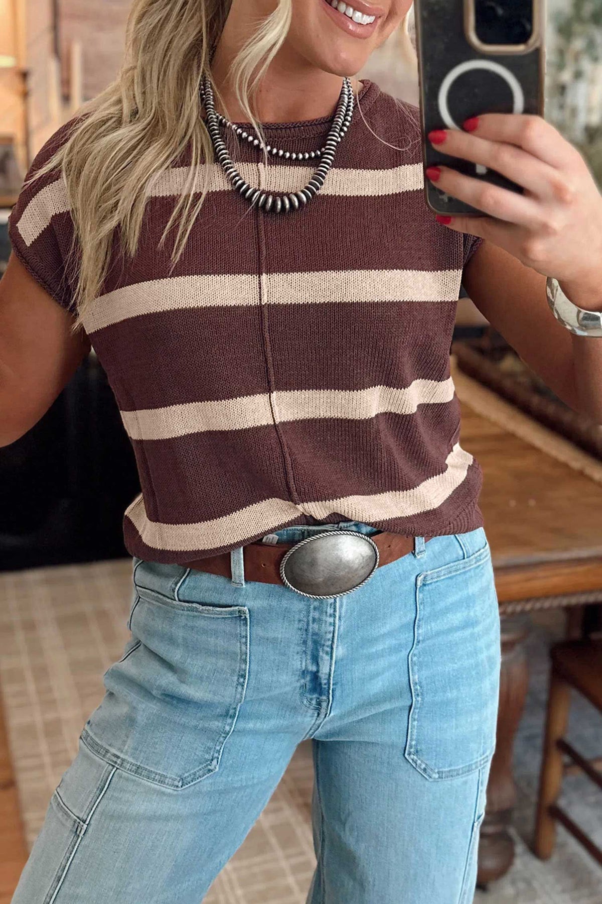 Western Knit Top