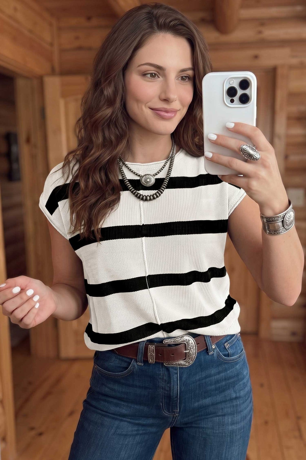 Western Knit Top