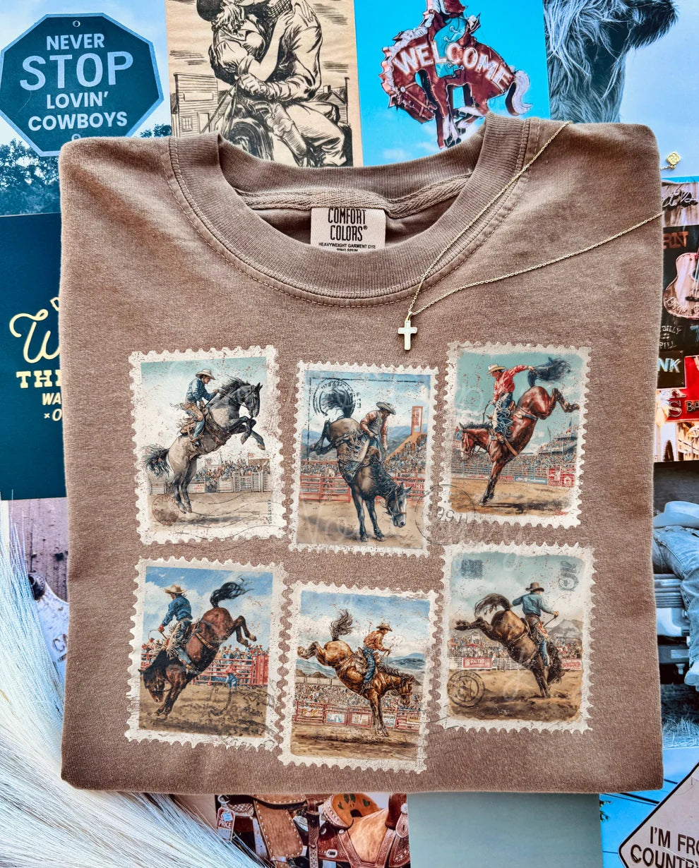 Buckin' Bronc Stamps